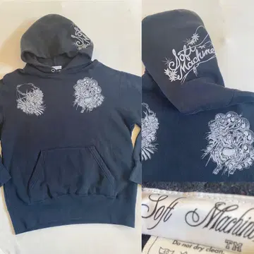 SOFTMACHINE GOD FLEECE 후드티 용 소프트 머신 블랙