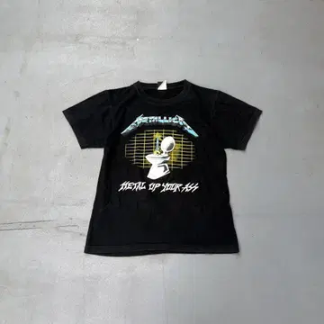 00s Metallica 밴딩 양면 프린트 반팔 티셔츠