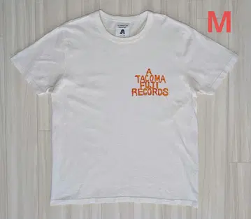 TACOMA FUJI RECORDS 티셔츠 M 화이트 타코마 후지 레코드