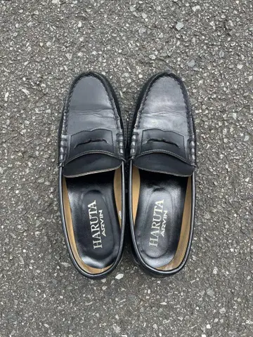 HARUTA 블랙 로퍼