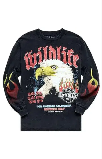PacSun Wildlife moto 티셔츠
