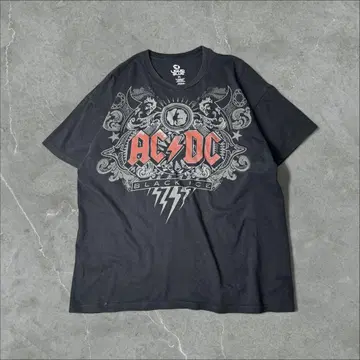 LIQUID BLUE 리퀴드 블루 밴딩 AC/DC 티셔츠 XL 블랙