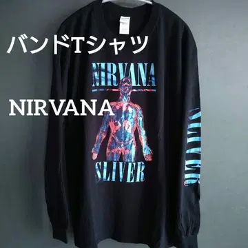 미사용 커트 코베인 너바나 밴딩 티셔츠 빈티지