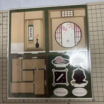 후쿠야 캐릭터 복권 캐릭터 복권 상 복권 다실 디오라마 화과자