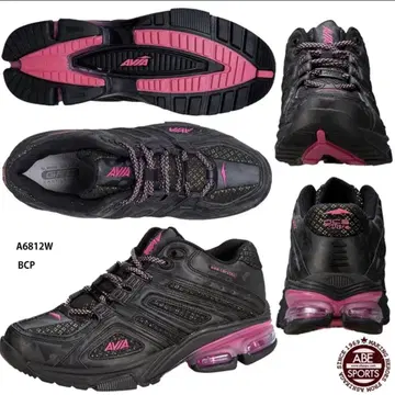 AVIA A6812W 블랙/핑크 스니커즈 23.5cm