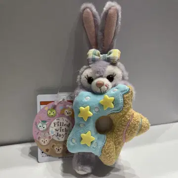 디즈니씨 스텔라루 봉제 인형 배지 필드 위드 조이 누이바
