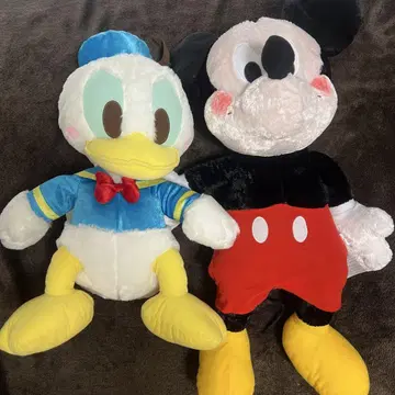 미키와 도날드 봉제 인형 세트 약 30cm