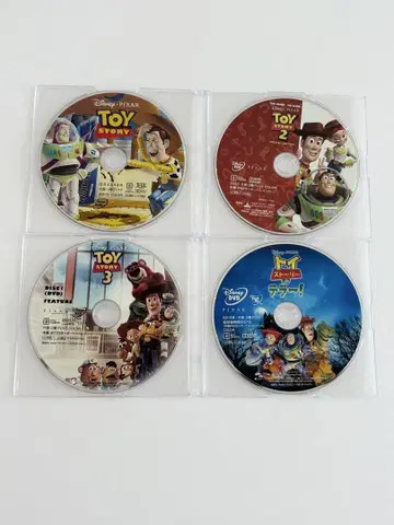 DVD 4 작품 세트 토이스토리 1 2 3 디즈니 픽사