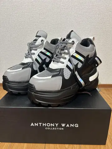 ANTHONY WANG COLLECTION 스니커즈 그레이/블랙