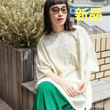 니코앤드 페이드 로고 튜닉 티셔츠