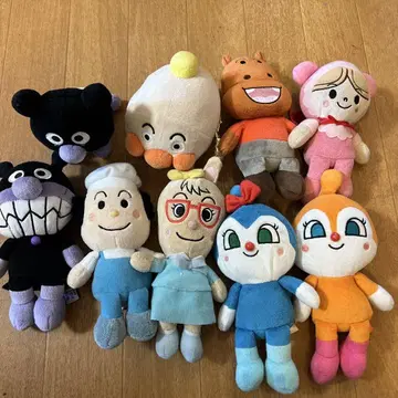 호빵맨 봉제 인형 9종 세트