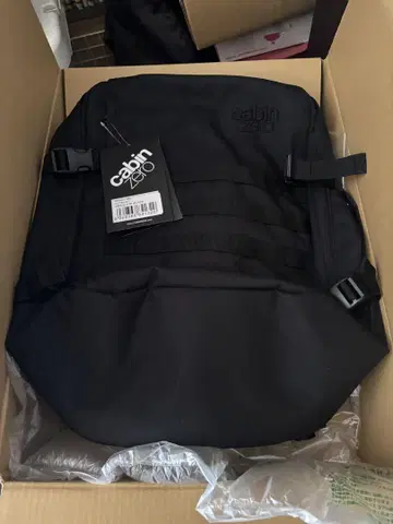 CABIN ZERO 블랙 밀리터리 스타일 백팩 36L 블랙