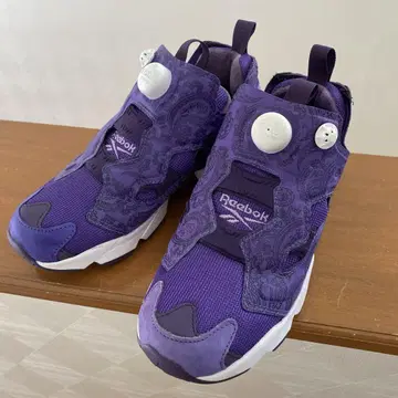 리복 INSTA PUMP FURY OG 퍼플 페이즐리 23.5