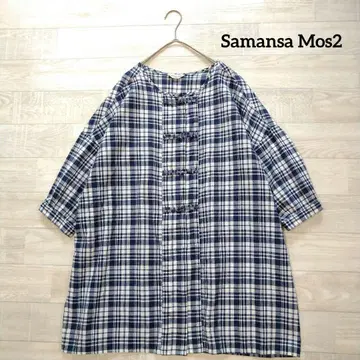 Samansa Mos2 사만사 모스모스 차이나풍 튜닉 블라우스 F