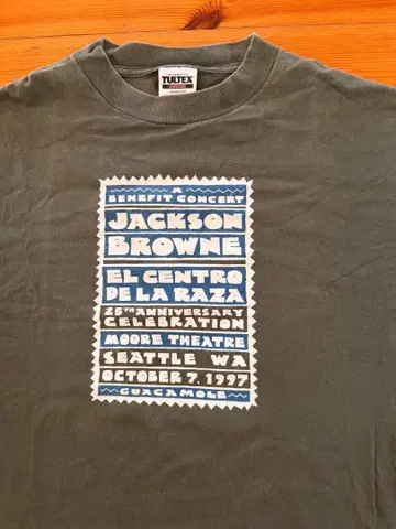JACKSON BROWNE '97 차리티 콘서트 티셔츠
