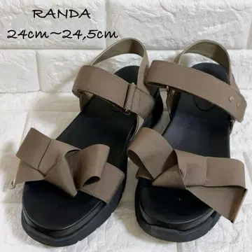 RANDA 란다 리본 스포츠 샌들 통굽 L 사이즈