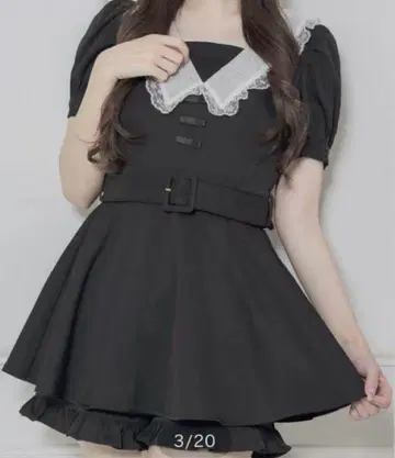 pium 프론트 리본 튤 칼라 셋업