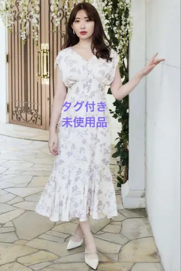 택 포함 herlipto royal garden floral dress