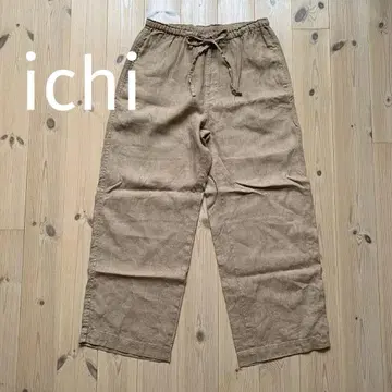 ichi 이치 린넨 팬츠 이지 팬츠 린넨 100%