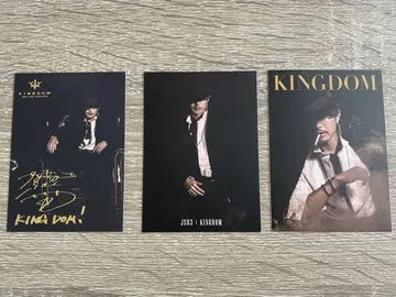 3대째 JSB KINGDOM 이마이치 류지 시크릿 포토 카드 3장 세트
