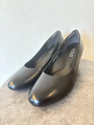 블랙 힐 검정 정장 뮬 펌프스 23.5cm IM6028-4E