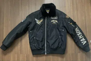 VANSON MA-1 플라이트 자켓 XL 블랙