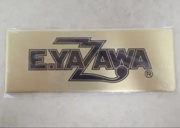 야자와 에이요시 플레이트 스티커 골드/블랙 EIKICHI YAZAWA