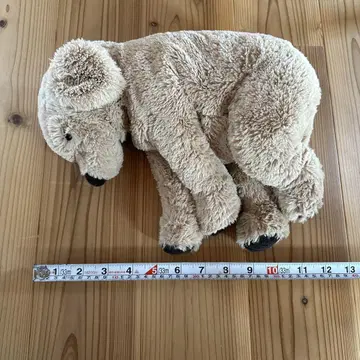 베이지색 봉제 인형 약 30cm
