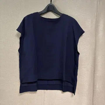 Sarahwear 프렌치 슬리브 블라우스 네이비 택 포함 미사용 새상품