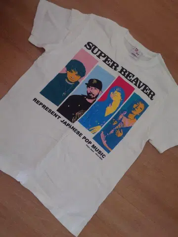 SUPER BEAVER 티셔츠 화이트