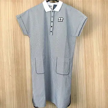 Picone 셔츠 원피스 네이비 스트라이프
