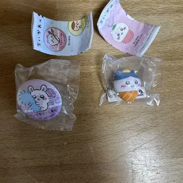 치이카와 (먼작귀) 쿠라스시 비쿠라폰 하치와레 피규어 + 모몽가 캔 배치