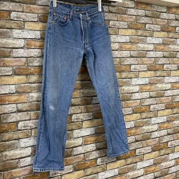 90's Levi's 501 USA제 블루 스트레이트 데님