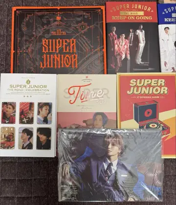 SUPER JUNIOR 앨범 세트 포토 카드 아크릴 스탠드