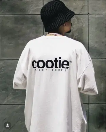 COOTIE PRODUCTION 콜라보 T M 화이트