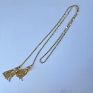 SONIA RYKIEL 목걸이 골드 컬러 태슬 빈티지