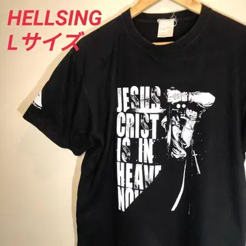 HELLSING 안데르센 안데르센 L 사이즈 티셔츠 블랙