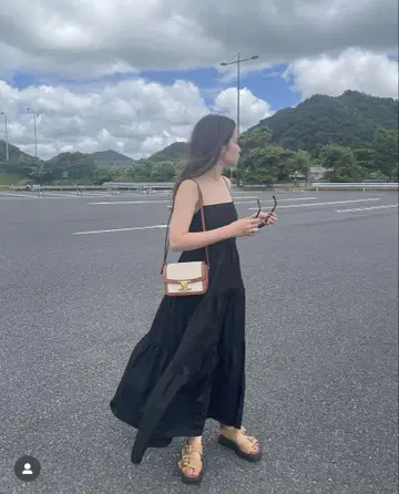 joieve 여름 티어드 원피스