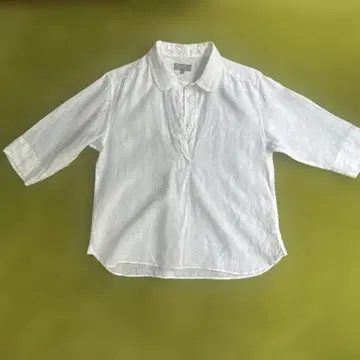 마가렛 호웰 린넨 7부 소매 블라우스