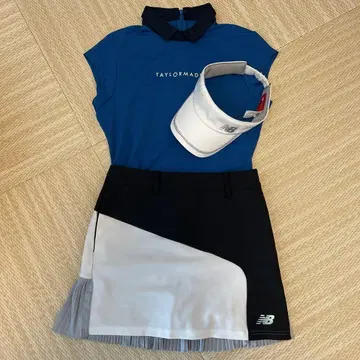 TAYLORMADE 폴로 셔츠 & New Balance 스커트 세트
