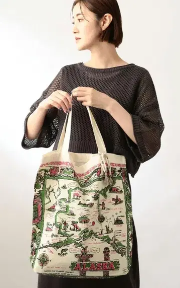 미사용 새상품 bindu 빈두 반다나 토트백 Alaska Large