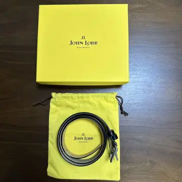 John lobb 블랙 카프 벨트