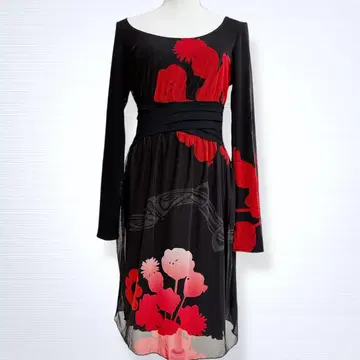 Desigual 라크로아 콜라보 파워 인터넷 원피스 꽃무늬 M