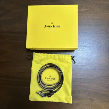 John Lobb 브라운 가죽 벨트