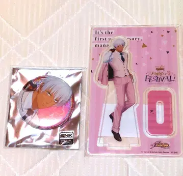 KOFG K' 1주년 기념 아크릴 스탠드 & 캔뱃지 홀로그램 SNK