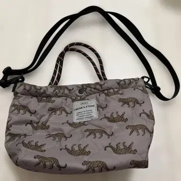 FREAK'S STORE 레오파드 무늬 숄더백