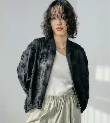 렙심 레이스 블루종 블랙