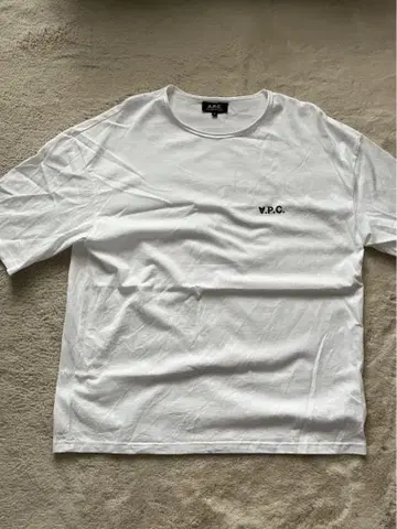 아페쎄 V.P.C. 로고 티셔츠 M 화이트