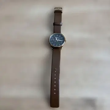 FOSSIL 손목시계 브라운 가죽