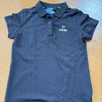 핑 여성용 블랙 피케 셔츠
